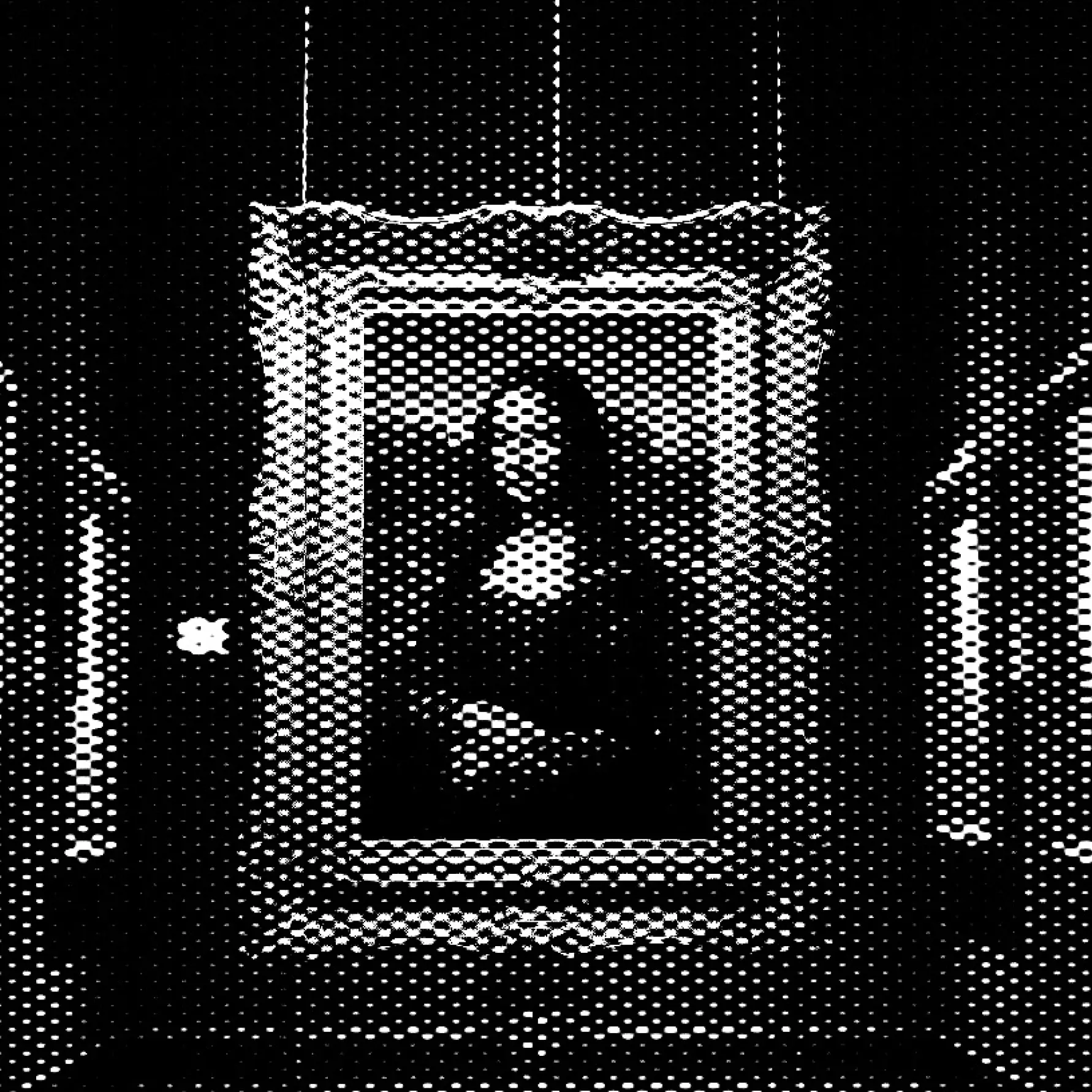 Yello digital art square